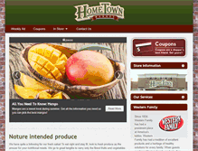 Tablet Screenshot of hometownmarketut.com